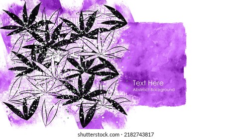 Abstract art floral background vector. Organic shapes, minimal design for text
