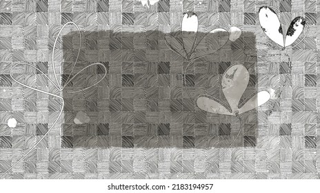 Resumen de arte vector de fondo floral. Formas orgánicas, diseño mínimo
