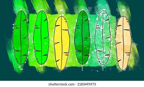 Abstract art floral background vector. Organic shapes, minimal design 
