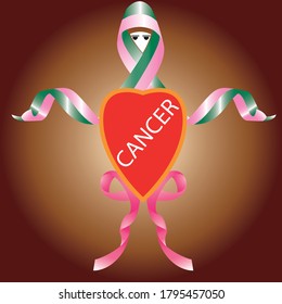 Abstract Art: Focusing on cancer prevention.