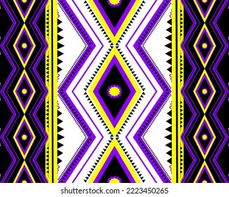 Abstract Art Geometric Background Multicolored Seamless Pattern Seventies Style, Groovy Backgrounds, Wallpaper, Print, Simple Design, Hippie, Aesthetics