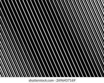 Abstrato arte geométrica fundo com brilhante abstrato 3d preto e branco listras padrão. Ilusão óptica em preto e branco com ondas e transições.	
