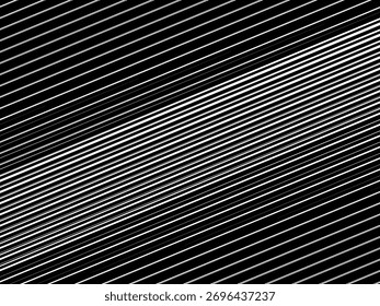 Abstrato arte geométrica fundo com brilhante abstrato 3d preto e branco listras padrão. Ilusão óptica em preto e branco com ondas e transições.	
