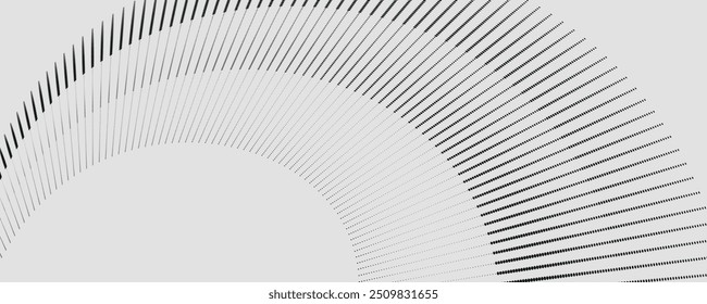 Fundo geométrico com linhas verticais. Ilusão óptica com ondas e transição.