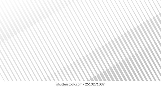 Abstract art geometric background with vertical lines. Optical illusion with waves and transition.