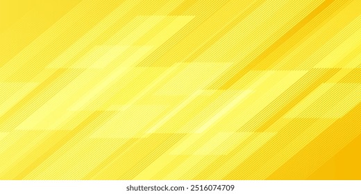Abstract art geometric background with vertical lines. Optical illusion with waves and transitions.Fluid yellow gradient shapes composition.