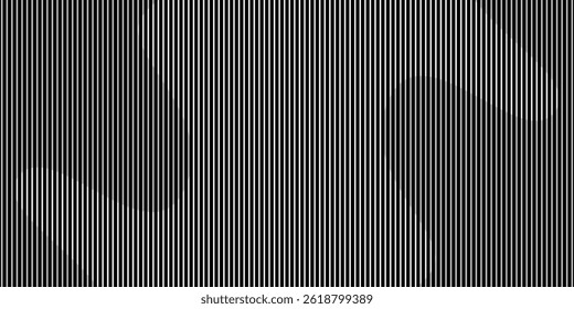 Fondo geométrico de arte Abstractas con líneas de Vertical. Ilusión óptica con ondas y transición.