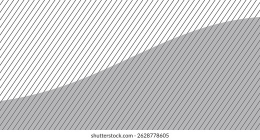 Abstract art geometric background with vertical lines. Optical illusion with waves and transition.eps 10