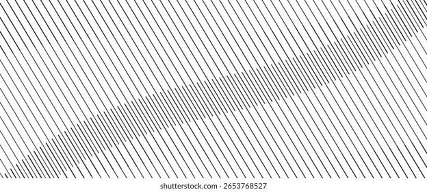 Fondo geométrico de arte Abstractas con líneas de Vertical. Ilusión óptica con ondas y transición.
