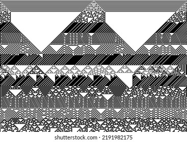 Abstract art. Abstract geometric art with random, chaotic lines.Vector EPS-10