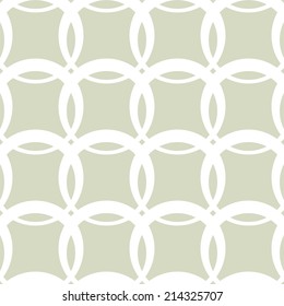 Abstract art geometric seamless pattern with circles. Geometrical  background texture. Fabric, textile design. Wallpaper - vector 