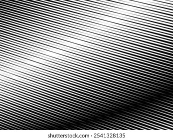 Fondo blanco geométrico del arte Abstractas con las líneas negras abstractas 3D. Ilusión óptica en blanco y negro con ondas y transiciones.