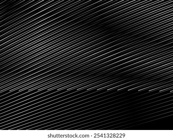 Fondo blanco geométrico del arte Abstractas con las líneas negras abstractas 3D. Ilusión óptica en blanco y negro con ondas y transiciones.