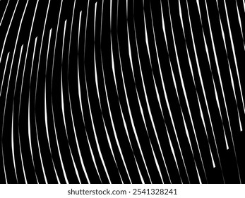 Abstract art geometric white background with abstract 3d black lines. Black and white optical illusion with waves and transitions.