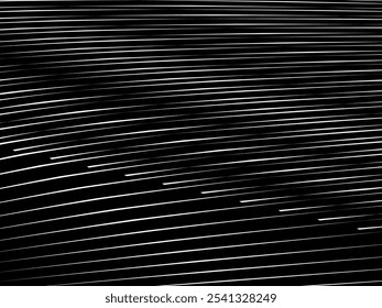 Abstrakte Kunst geometrisch weißer Hintergrund mit abstrakten 3D schwarzen Linien. Schwarz-weiße optische Täuschung mit Wellen und Übergängen.