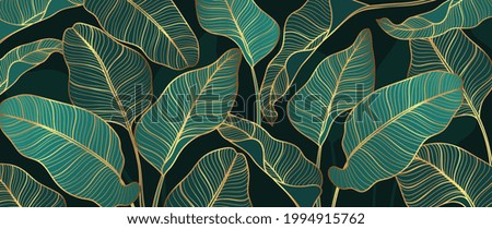 Similar – Image, Stock Photo blue plant leaves in the garden in autumn