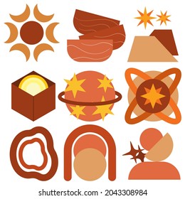 Abstract Art Graphics Element Great for Graphic template