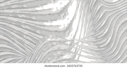 Abstrakte Kunst grauer Malhintergrund mit flüssiger, fließender Grunge-Textur.