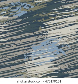 Abstract art grunge seamless pattern. Camouflage background texture, spray paint, brush strokes, drops, Distressed print