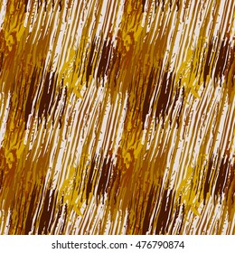 Abstract art grunge seamless pattern. Camouflage background texture, spray paint, brush strokes, drops, Distressed print