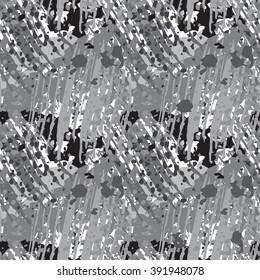 Abstract art grunge spotted seamless pattern, paint stains. Background texture, wallpaper, wrapping