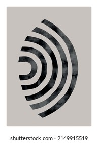 Abstract art, hand painted texture, geometric background. Design for poster, wall decoration, cover, EPS10 vector template