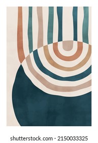 Arte abstracto, textura pintada a mano, fondo geométrico. Diseño para afiches, decoración de pared, cubierta, plantilla de vector EPS10