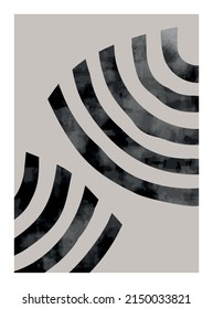 Abstract art, hand painted texture, geometric background. Design for poster, wall decoration, cover, EPS10 vector template