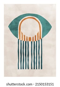 Arte abstracto, textura pintada a mano, fondo geométrico. Diseño para afiches, decoración de pared, cubierta, plantilla de vector EPS10