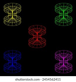 arte abstracto rayos del cerebro humano 