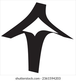 abstract up art icon logo