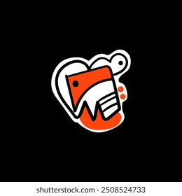 Vector Abstractas del icono del arte. Dibujando varias Formas y Elementos de objetos del doodle para los niños