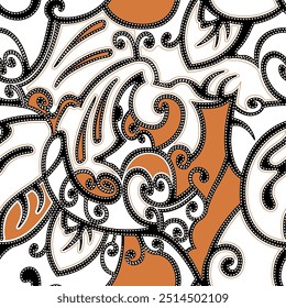 
Abstract art, illustrated manual in vector simulating leather belt, pattern style.