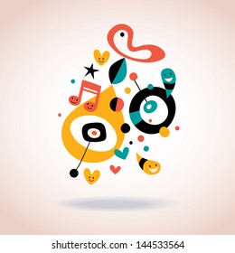abstract art illustration
