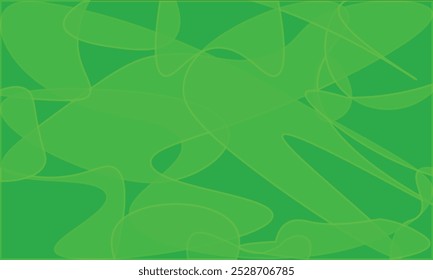 Abstract art illustration with charming green background, creating a fresh and energetic atmosphere. Modern and dynamic design, suitable for various purposes