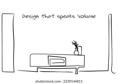 Abstract art of interior design. web elements.