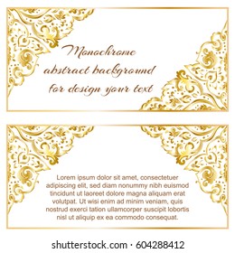 Abstract art invitation card