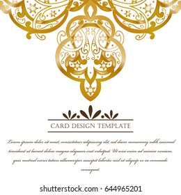 Abstract art invitation card 