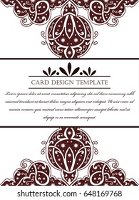 Abstract art invitation card Abstract art invitation card