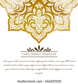 Abstract art invitation card 