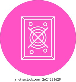 Línea de arte Abstractas Vector Icon Design