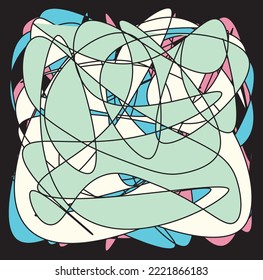 Abstract art llustration vector for background, pattern, decoration or elements for graphic design