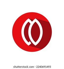 diseño vectorial de logotipo de arte abstracto