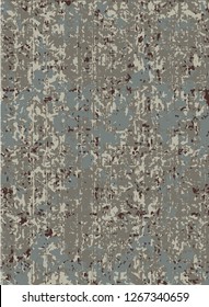 Abstract art modern pattern. Background texture. Paint spots. Distressed, grunge print - Vector