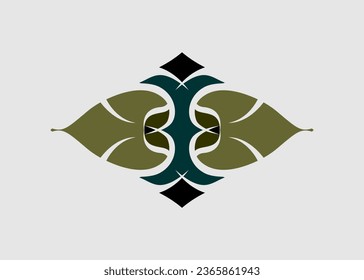 Abstract art motifs for batik cloth or walls	