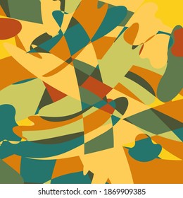 Abstract art multicolored pattern, background for layout. Vector illustration