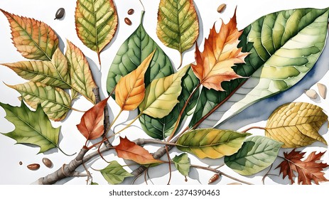 Resumen del vector de fondo de la naturaleza artística.