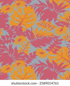 Abstract art nature background vector. Modern shape line art wallpaper. Boho foliage botanical tropical leaves and floral pattern design for summer sale banner , wall art, prints and fabrics.