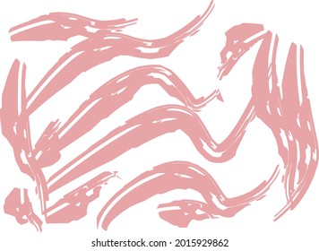 Abstract art paint on white background for wall decoration.