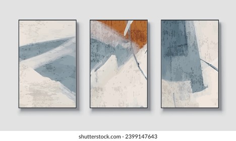 Abstract art painting. Retro grunge texture design. Wallpapers, carpets, creative designs. Vector